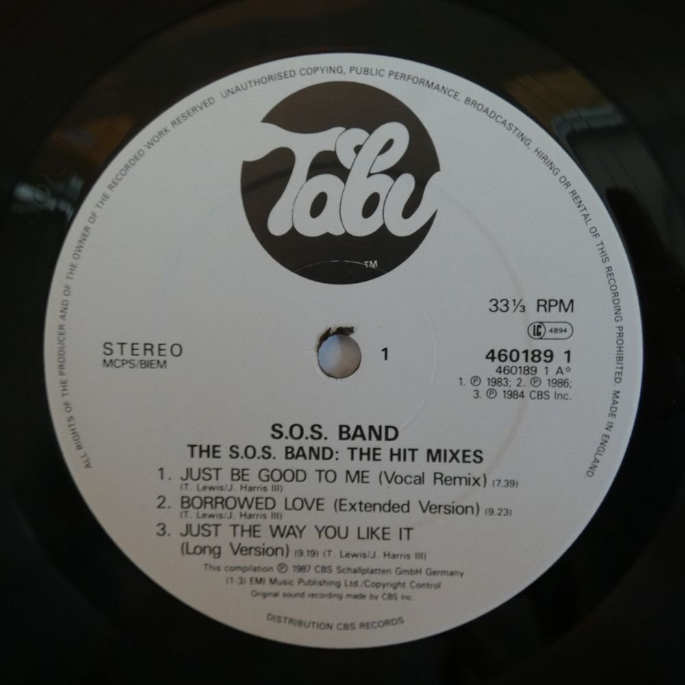 46072014;【UK盤/美盤】SOS Band / The SOS Band 1980-1987:The Hit Mixes_画像3