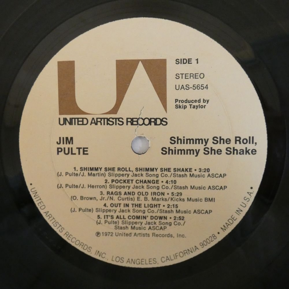 46072089;【US盤/見開き】Jim Pulte / Shimmy She Roll, Shimmy She Shake_画像3