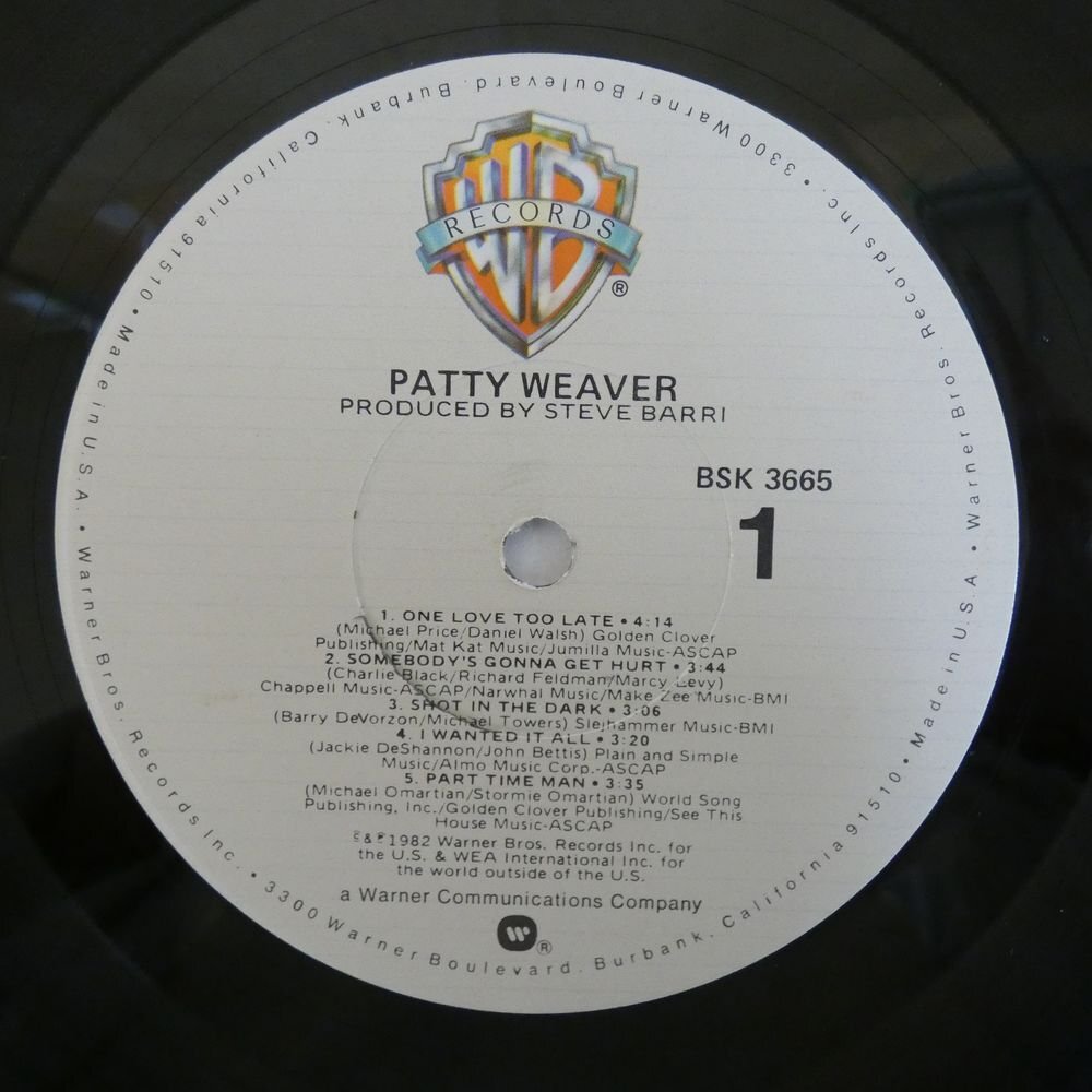 46072073;【US盤】Patty Weaver / S・Tの画像3