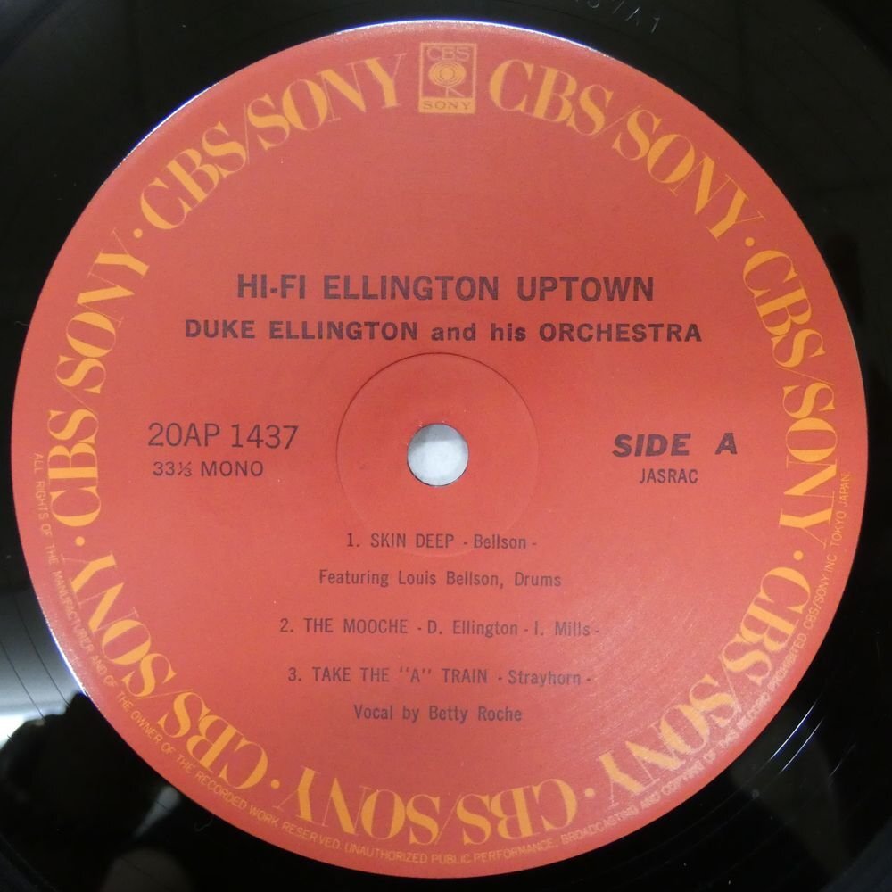 46072422;【国内盤/MONO/美盤】Duke Ellington And His Orchestra / Hi-Fi Ellington Uptownの画像3