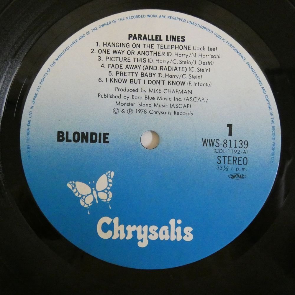 47056399;【国内盤】Blondie / Parallel Lines 恋の平行線の画像3