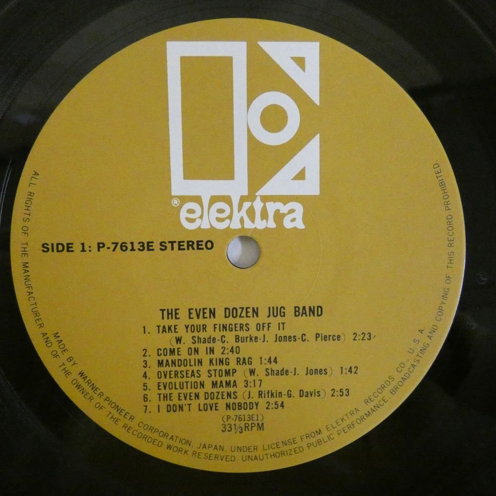 47056537;【国内盤】The Even Dozen Jug Band / S・Tの画像3