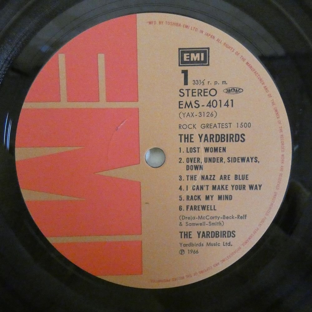 47056507;【国内盤】The Yardbirds / Yardbirds_画像3