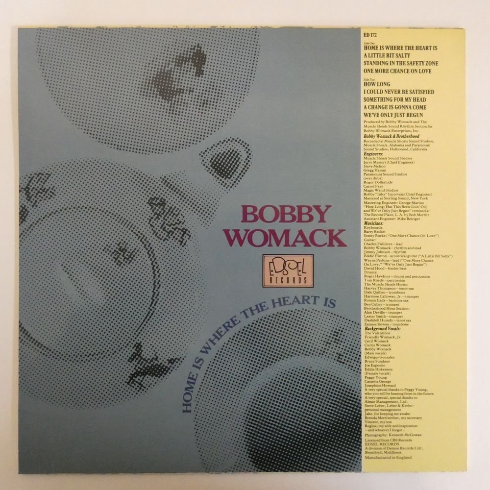 46068960;【UK盤/美盤】Bobby Womack / Home Is Where The Heart Isの画像2