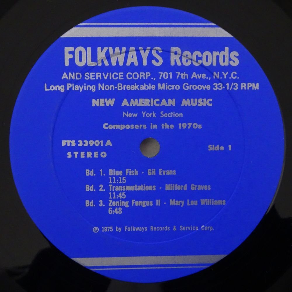 14030580;【US盤/Folkways】V.A. (Gil Evans, Milford Graves, Sunny Murray ほか) / New American Music Volume 1の画像3