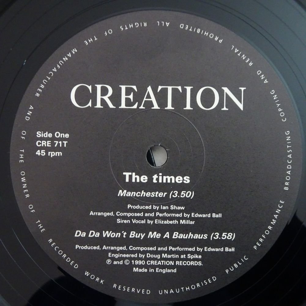 11186190;【UK盤/12inch】The Times / Manchesterの画像3