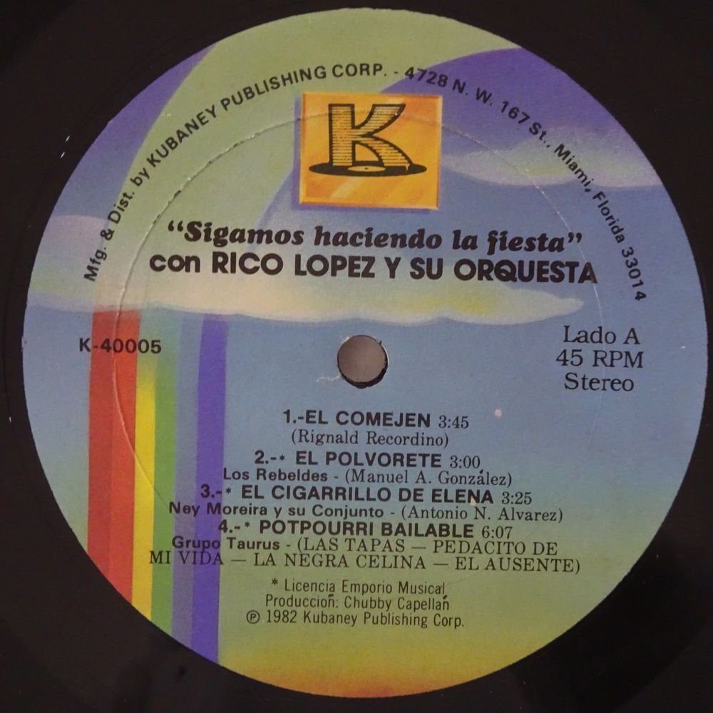 10025270;【US盤/エロジャケ/CheeseCake/LATIN】Rico Lopez Y Su Orquesta / Sigamos Haciendo La Fiesta Conの画像3