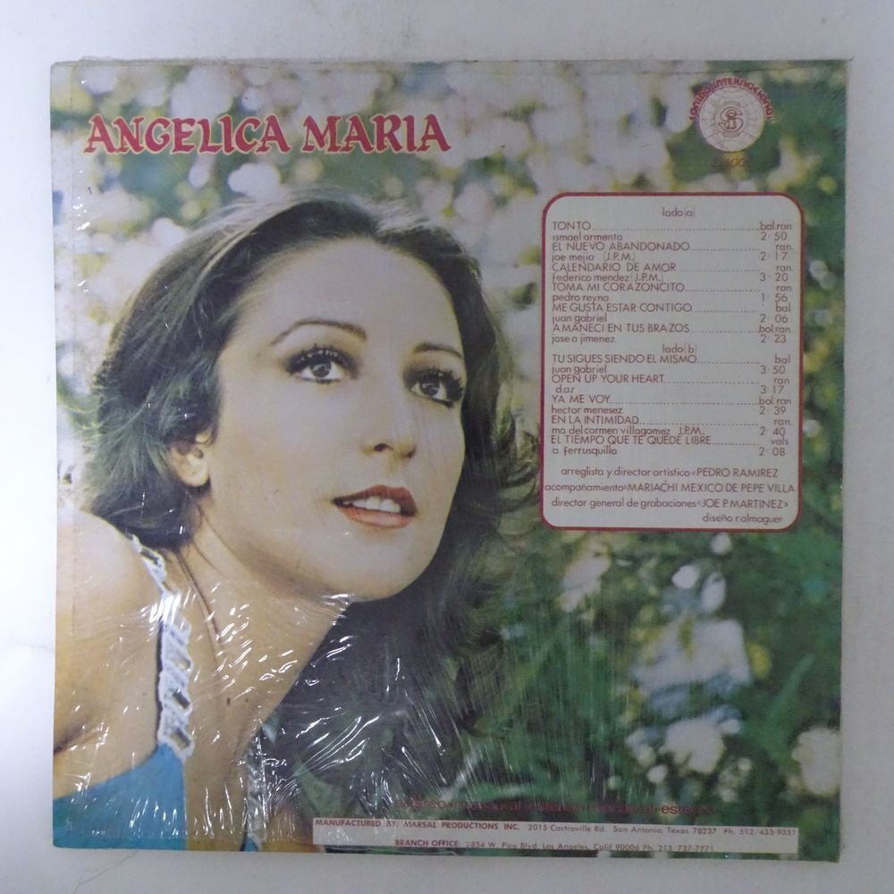 10025301;【US盤/LATIN】Angelica Maria / Tontoの画像2