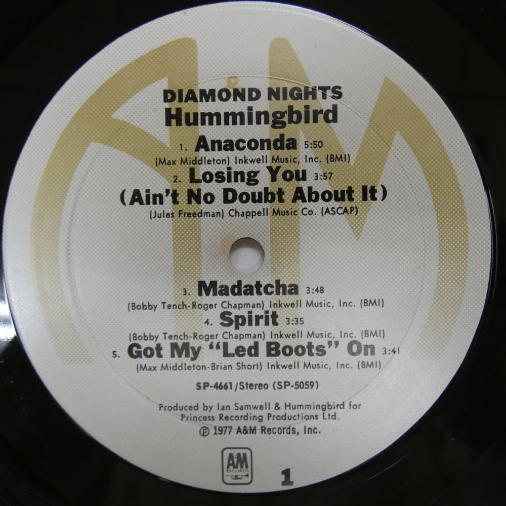 46072527;【US盤/シュリンク】Hummingbird / Diamond Nightsの画像3