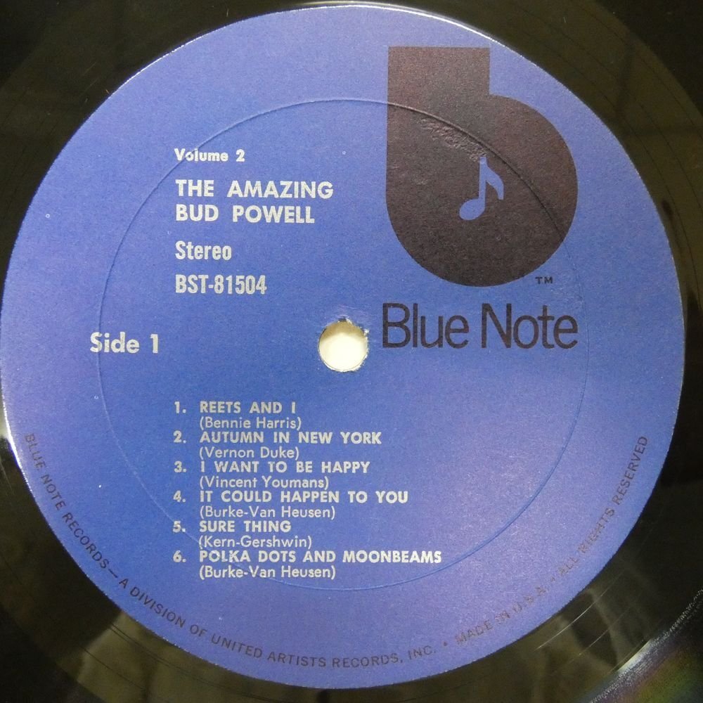 46072492;【US盤/BLUE NOTE/シュリンク】Bud Powell / The Amazing Bud Powell, Volume 2の画像3