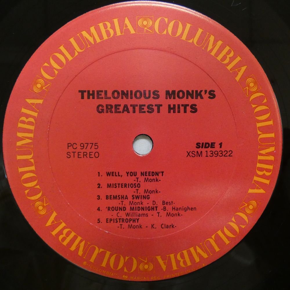 46072526;【US盤/シュリンク】Thelonious Monk / Monk's Greatest Hits_画像3