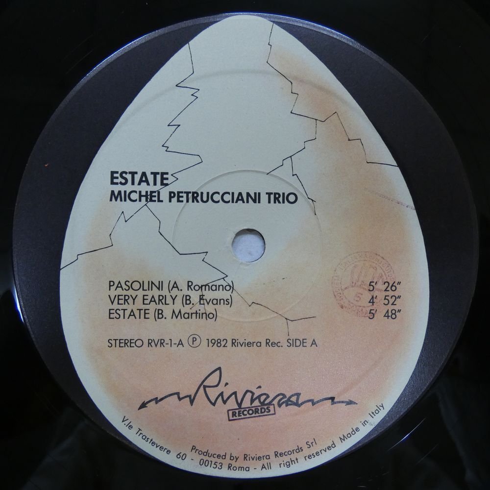 46072499;【Italy盤/RivieraRecords/解説一体帯付/美盤】Michel Petrucciani Trio / Estateの画像3