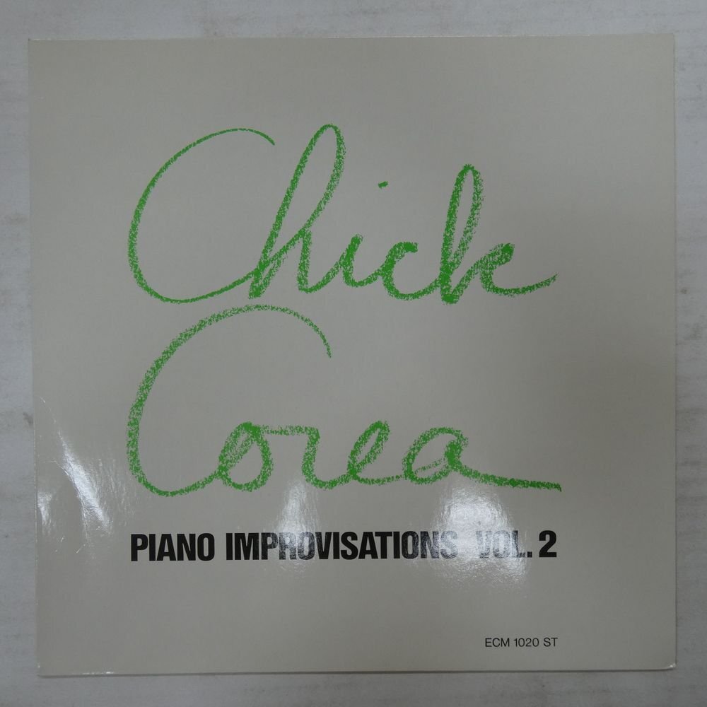 46072543;【Germany盤/ECM/コーティングジャケ/美盤】Chick Corea / Piano Improvisations Vol. 2の画像1