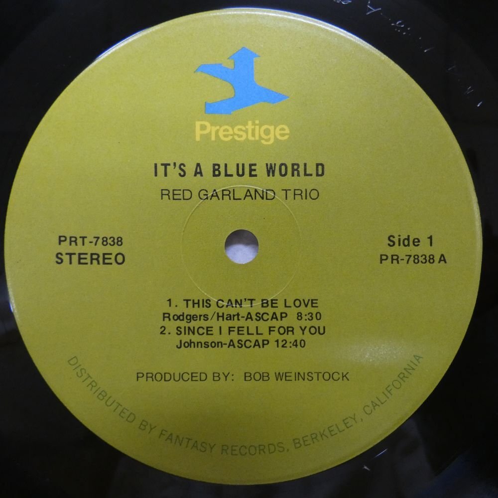 46072547;【US盤/Prestige】The Red Garland Trio / It's A Blue Worldの画像3