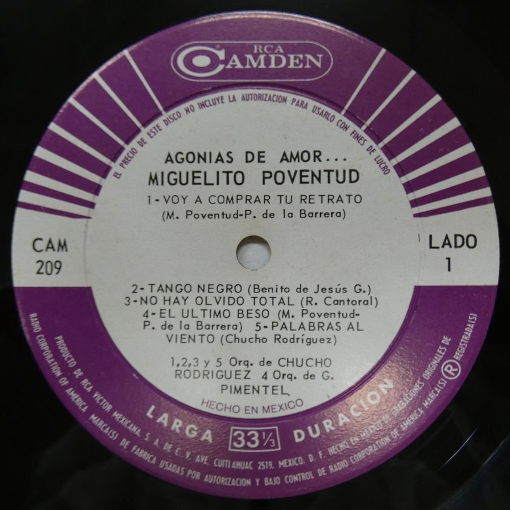 46072646;【Mexico盤/Latin】Miguel Poventud / Agonias de Amorの画像3