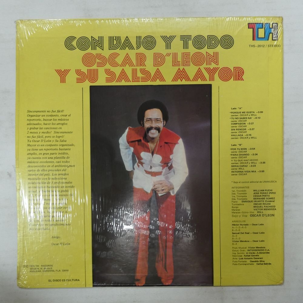 46072654;【US盤/Latin/シュリンク】Oscar D'Leon Y Su Salsa Mayor / Con Bajo Y Todoの画像2