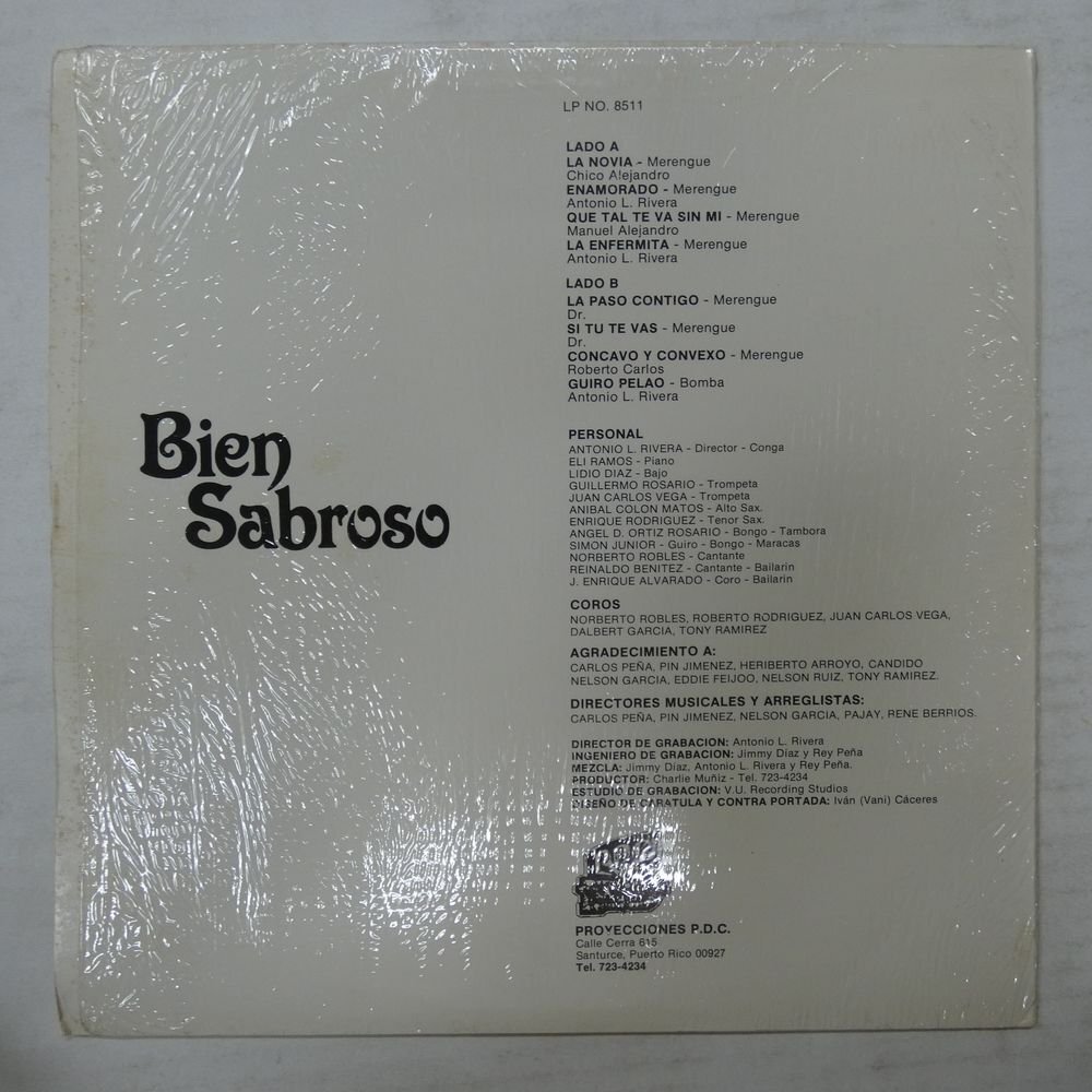 46072709;【Puerto Rico盤/Latin/シュリンク】Los Sabrosos Del Merengue / Bien Sabrosoの画像2