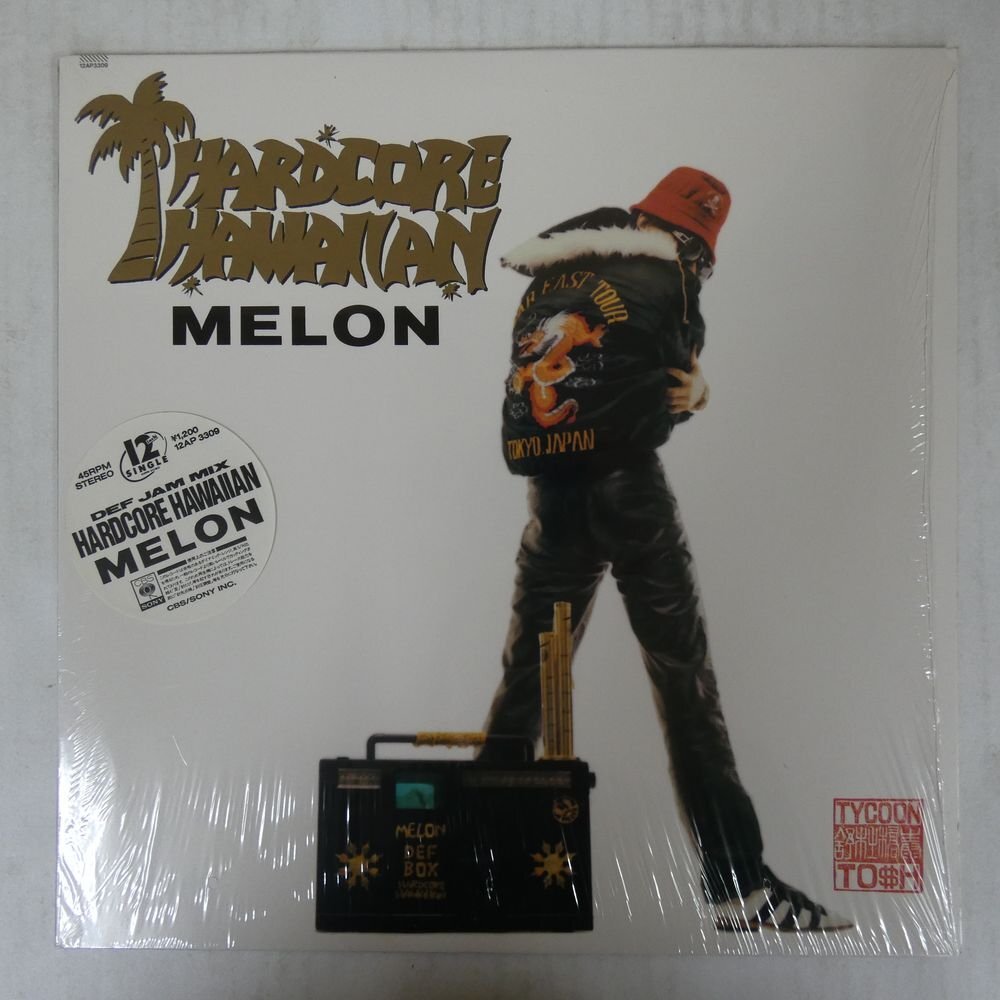 46072728;[ стикер с лентой /12inch/45RPM/ shrink / прекрасный запись ]Melon / Hardcore Hawaiian