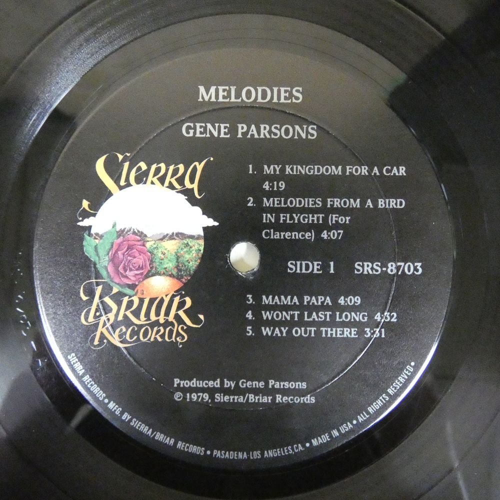 46072794;【US盤/SSW/Bluegrass】Gene Parsons / Melodiesの画像3