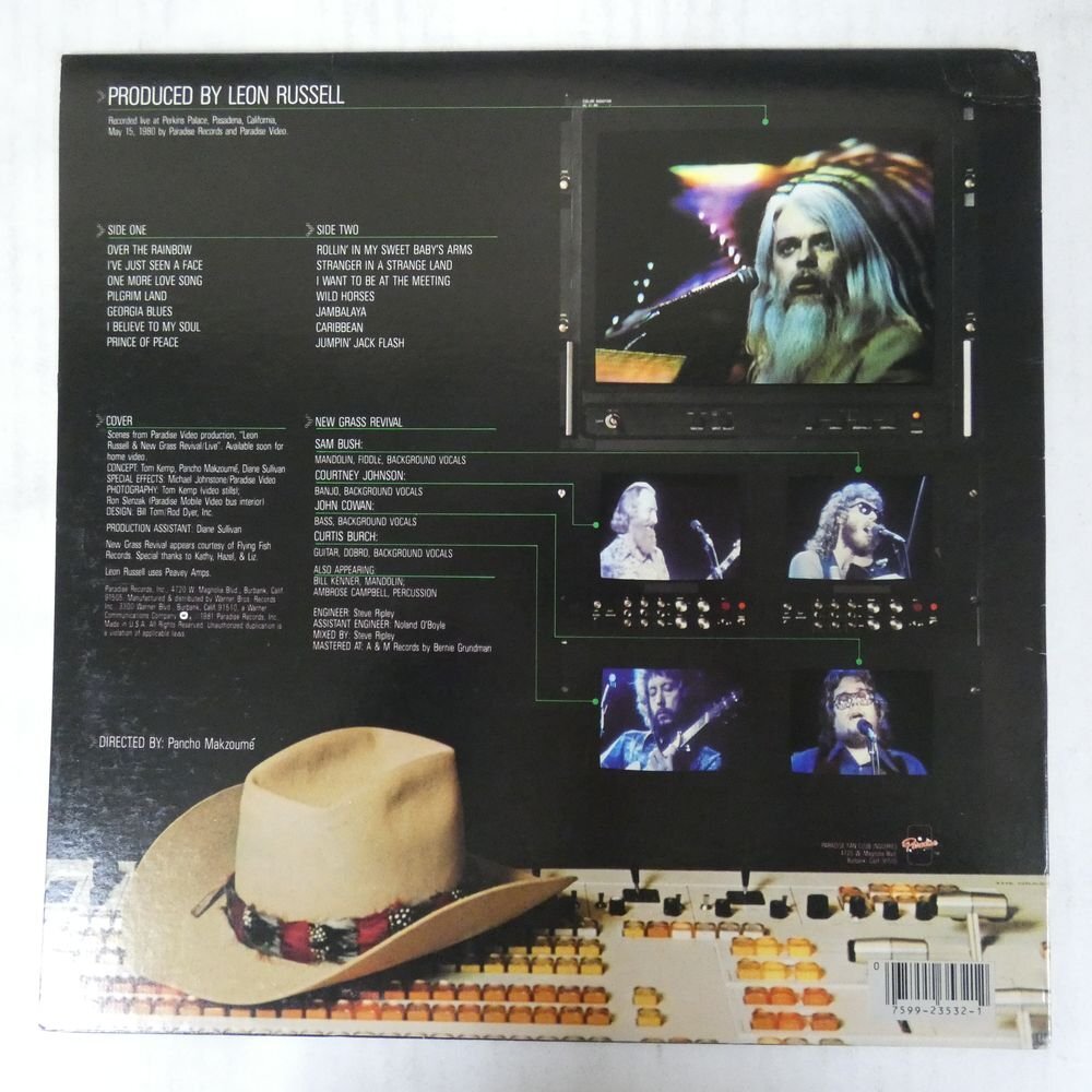 46072790;【US盤/SWAMP】Leon Russell & New Grass Revival / The Live Albumの画像2