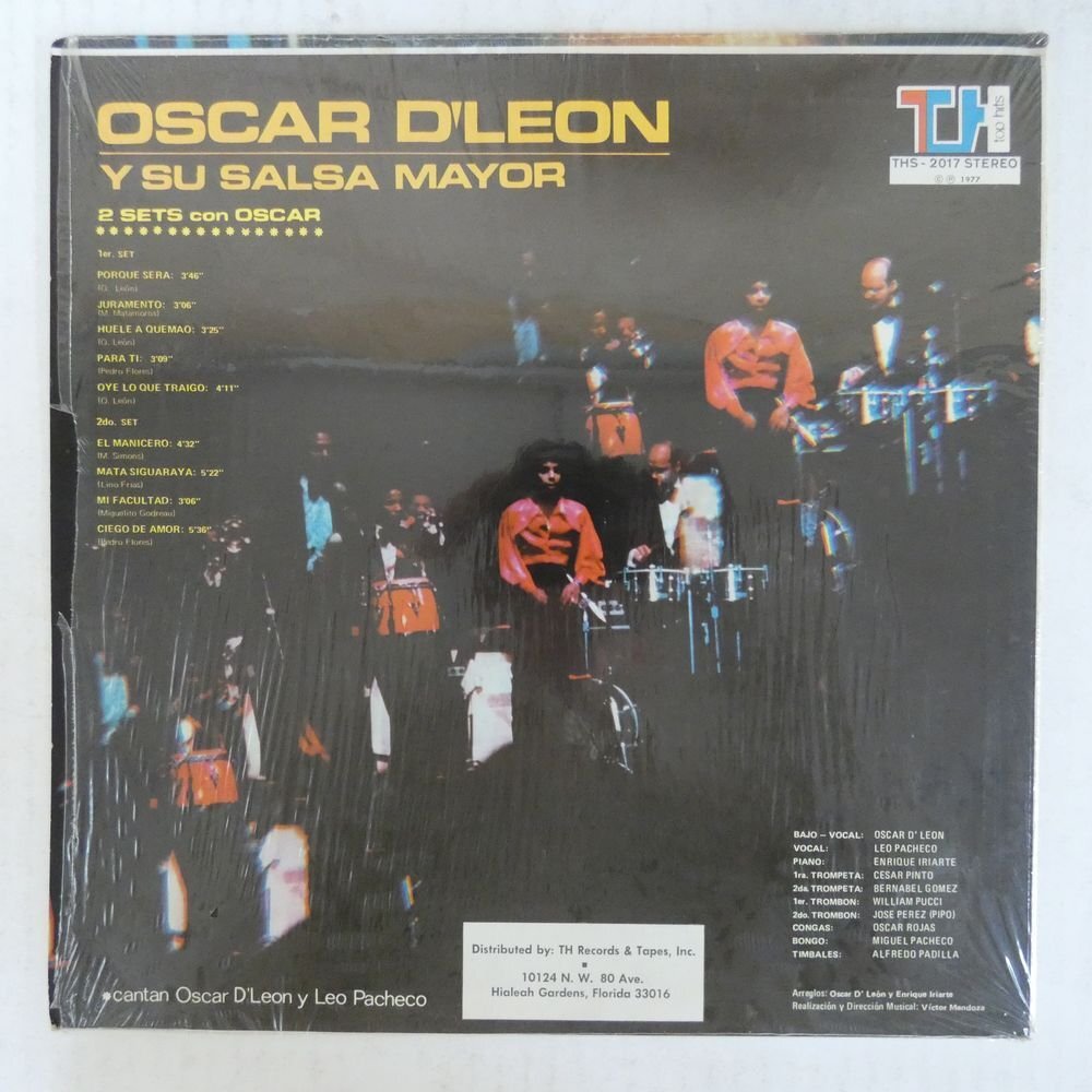 46072872;【US盤/Latin/シュリンク】Oscar D'Leon Y Su Salsa Mayor / 2 Sets Con Oscarの画像2