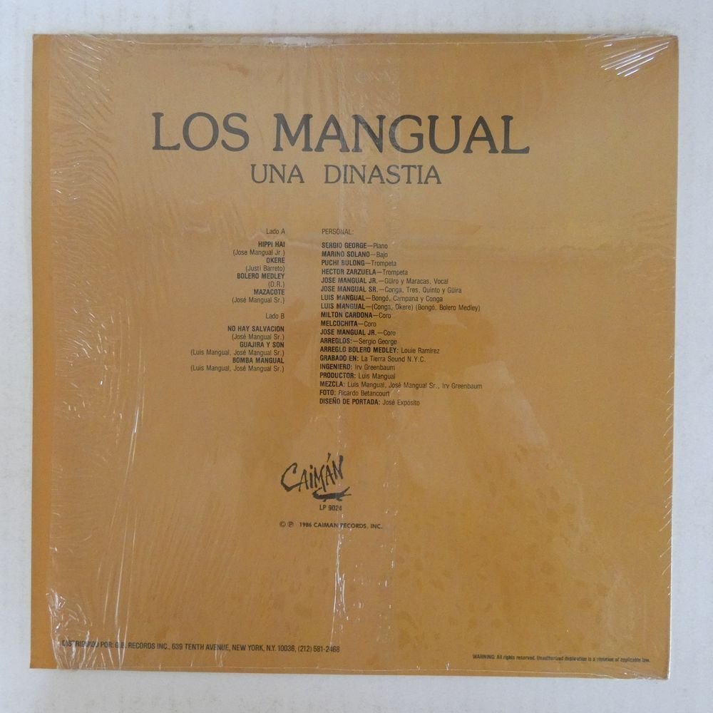 46072882;【US盤/Latin/シュリンク】Los Mangual / Una Dinastiaの画像2