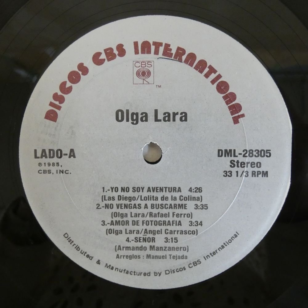 46072891;【US盤/Latin/シュリンク】Olga Lara / S・Tの画像3