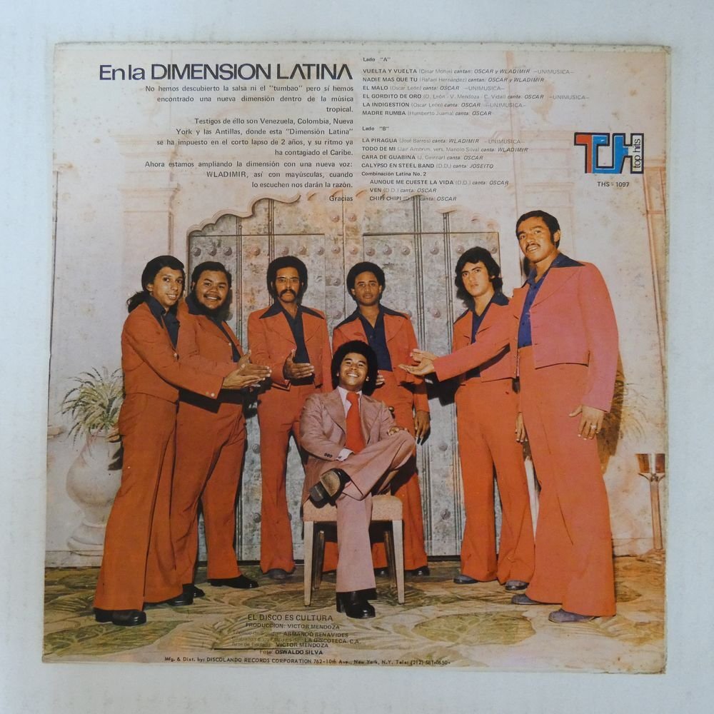 46072910;【US盤/Latin】Dimension Latina Cantan Oscar D' Leon Y Wladimir / En La Dimension Latinaの画像2