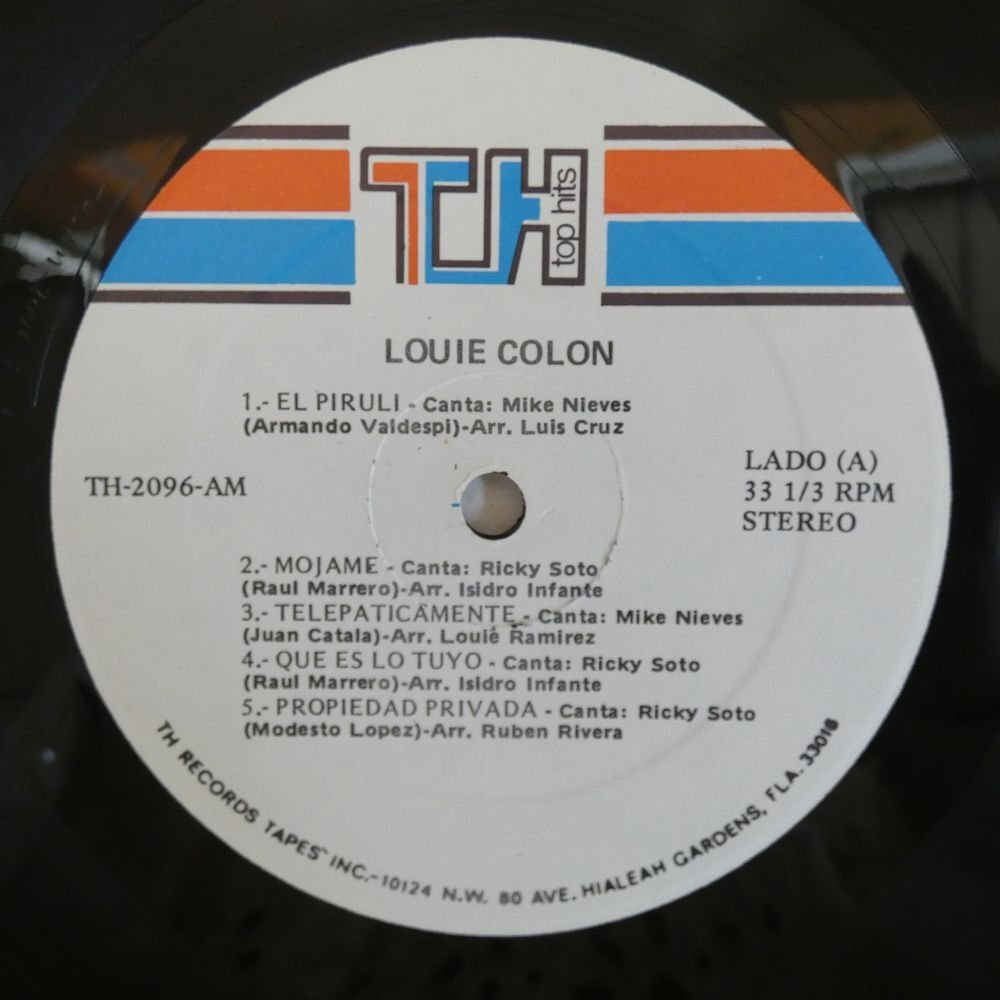 46072944;【US盤/Latin】Louie Colon / S・Tの画像3