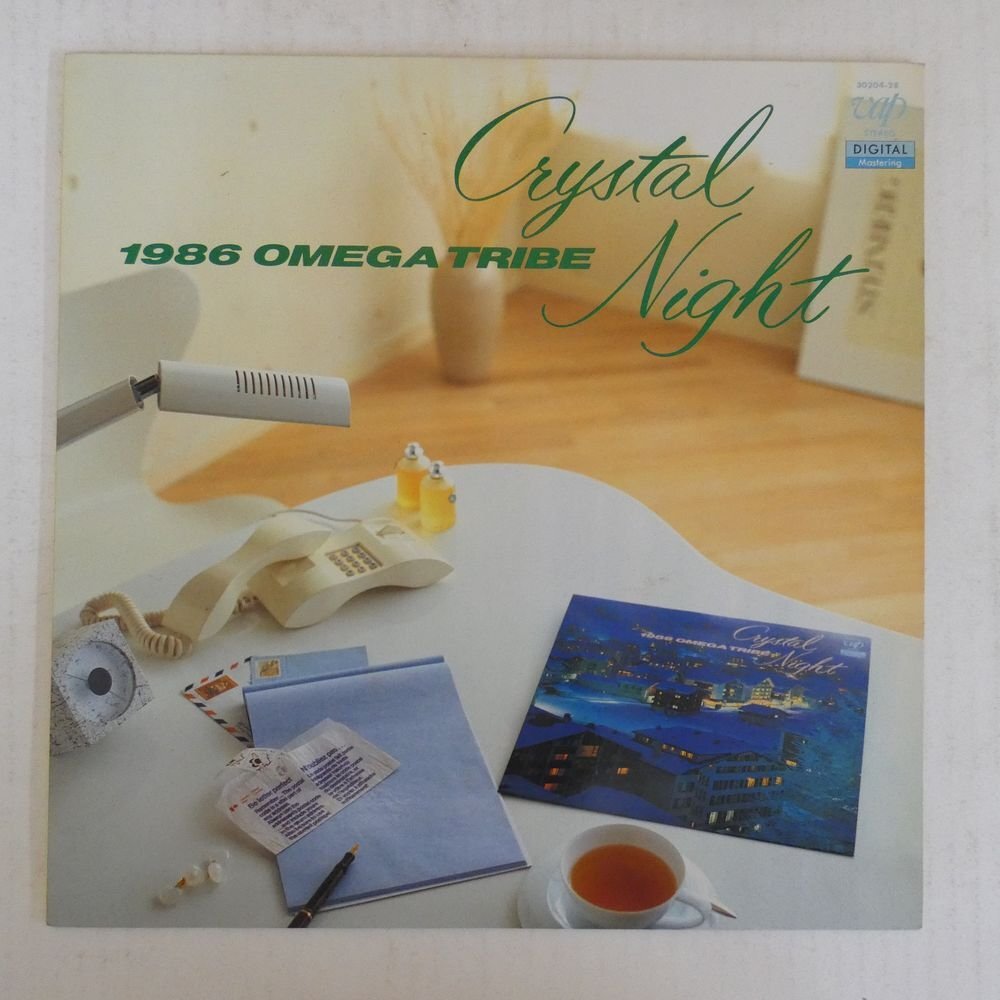 47056763;【国内盤/プロモ白ラベル】1986 Omega Tribe / Crystal Nightの画像1