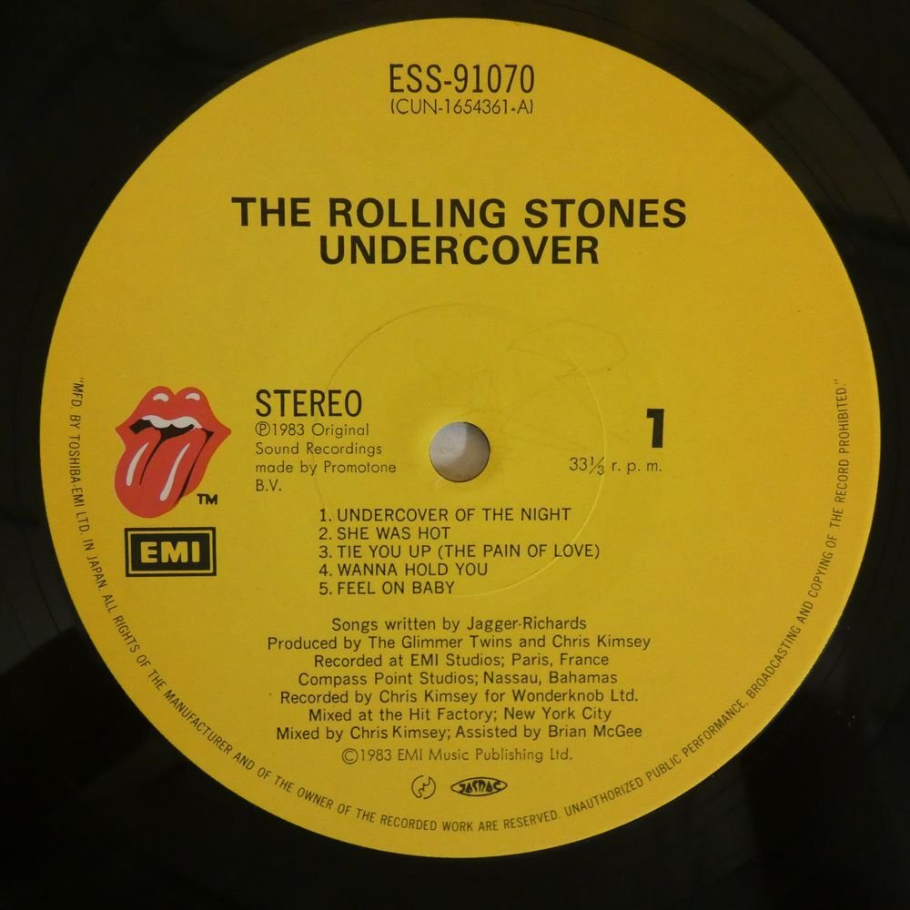 47056825;【国内盤】The Rolling Stones / Undercover_画像3