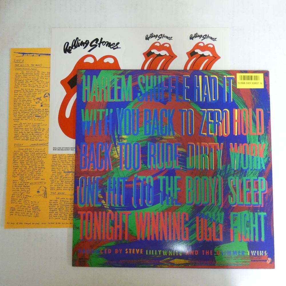 47056884;【国内盤/ステッカー付】Rolling Stones / Dirty Workの画像2