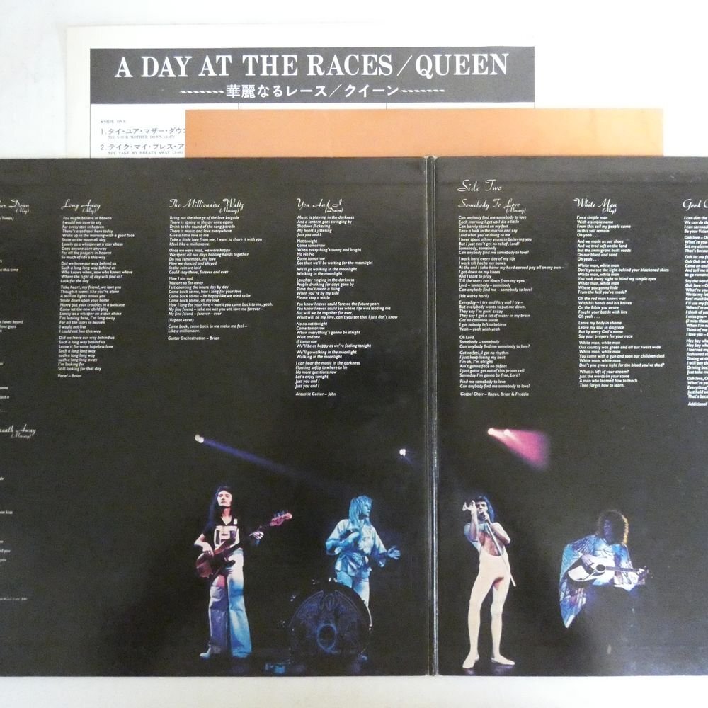 47056900;【国内盤/見開き】Queen / A Day At The Races 華麗なるレースの画像2