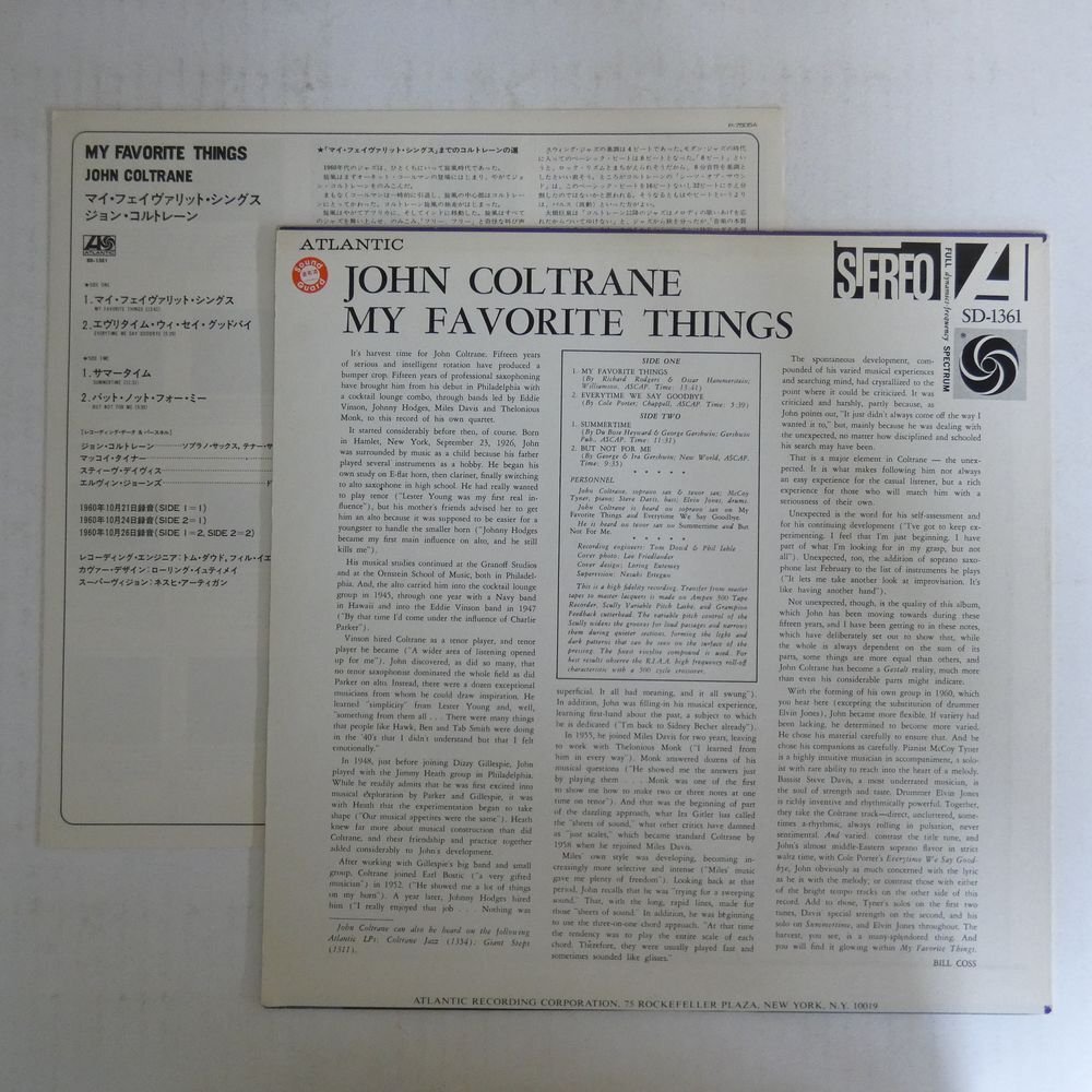 47056979;【国内盤/美盤】John Coltrane / My Favorite Things_画像2