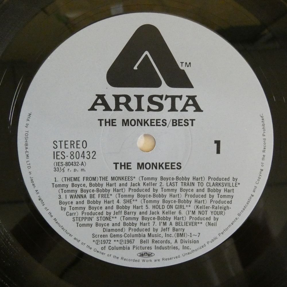 47056902;【帯付/美盤】The Monkees / Bestの画像3
