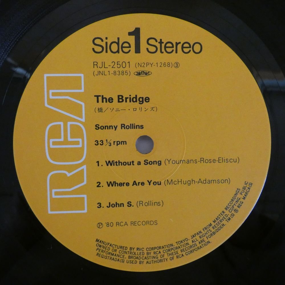 47057036;【国内盤/美盤】Sonny Rollins ソニー・ロリンズ / The Bridge 橋_画像3
