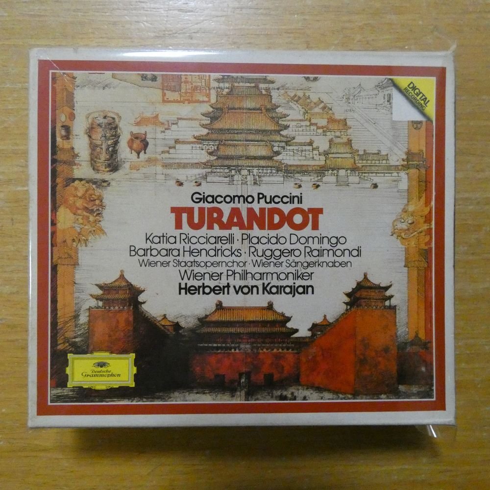 028941009623;【3CDBOX/西独盤/蒸着仕様】カラヤン / PUCCINI:TURANDOT(4100962)の画像1