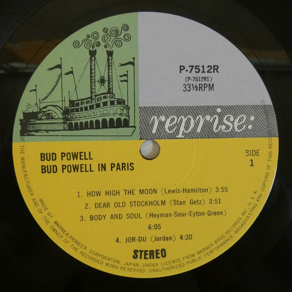 47057097;【国内盤】Bud Powell / Bud Powell in Parisの画像3