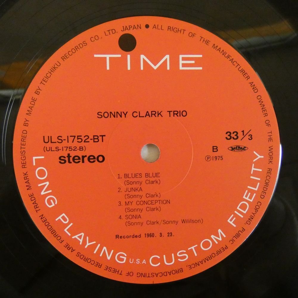 47057085;【国内盤】Sonny Clark Trio / S・Tの画像3