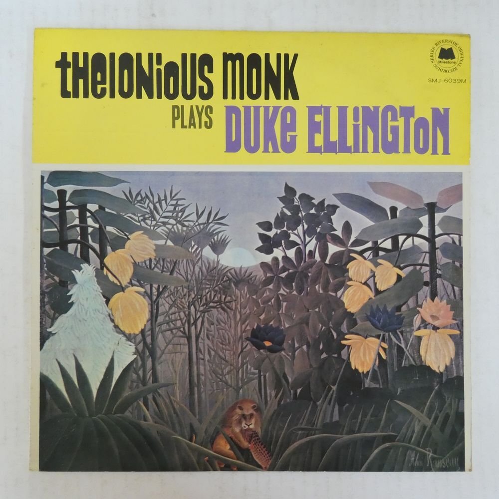 47057131;【国内盤/Milestone/MONO】Thelonious Monk / Thelonious Monk Plays Duke Ellingtonの画像1