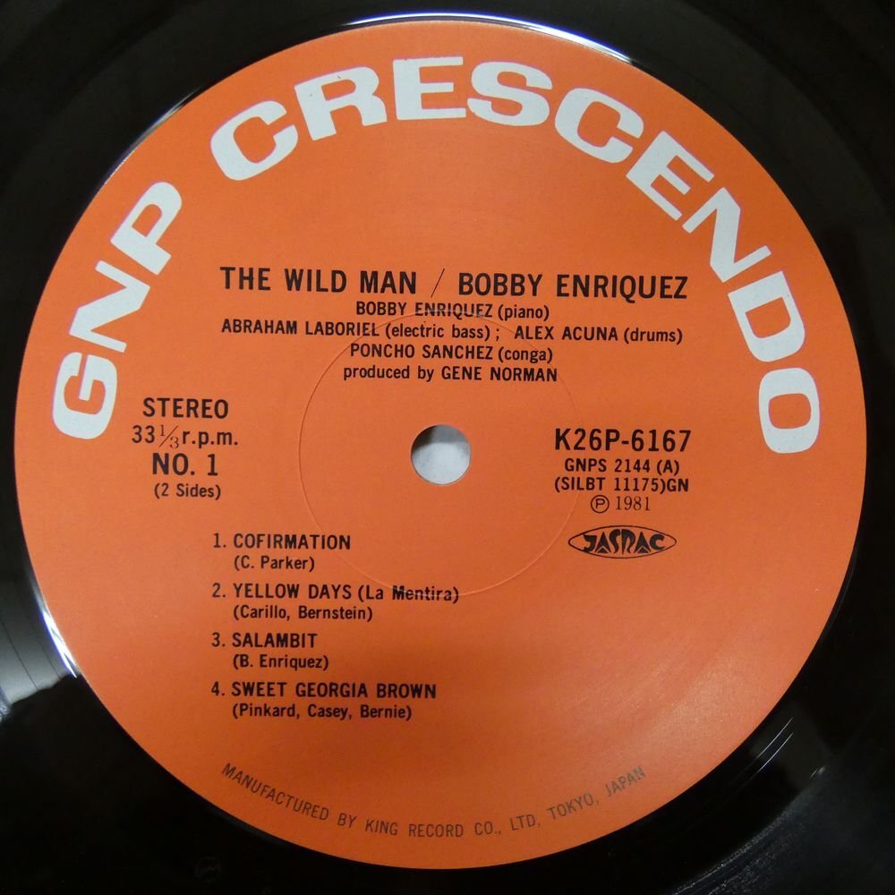 47057357;【帯付】Bobby Enriquez / The Wild Manの画像3