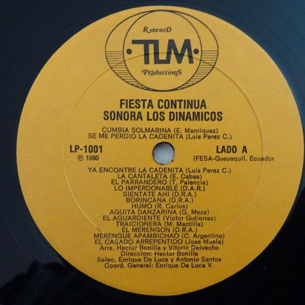 10025349;【Ecuador盤/シュリンク/美女ジャケ/LATIN】Sonora Los Dinamicos / Fiesta Continuaの画像3