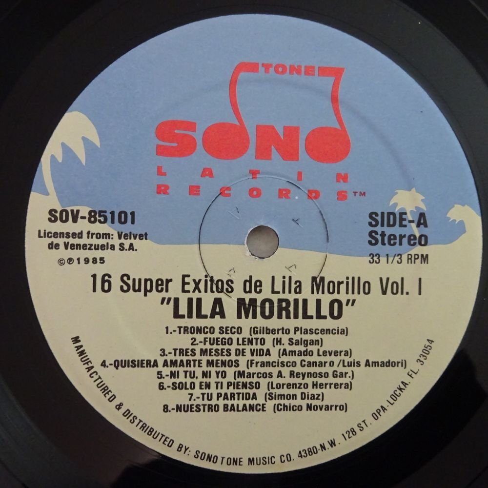 10025342;【US盤/シュリンク/LATIN】Lila Morillo / Una Vida De Exitosの画像3