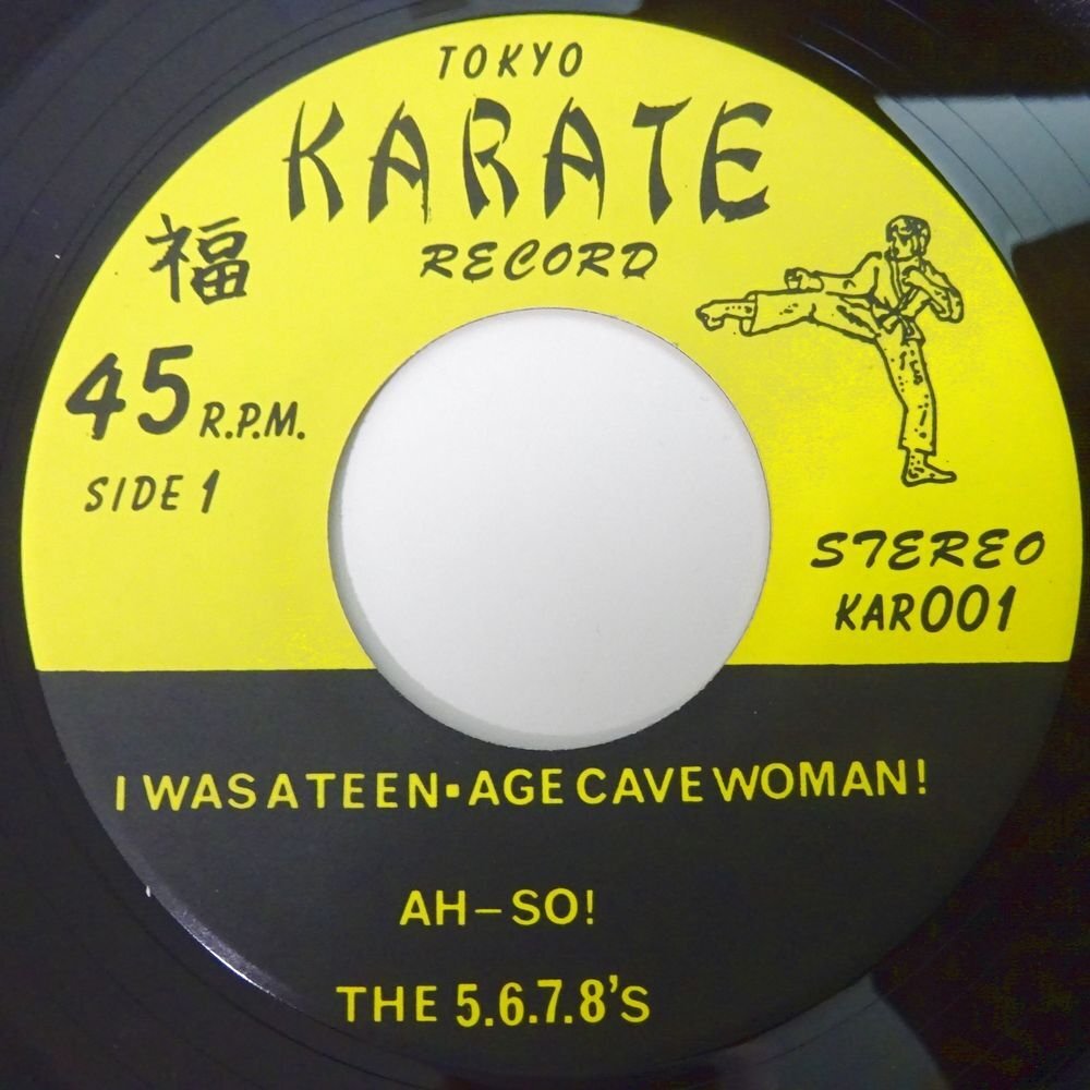 14030751;[ domestic record /7inch×2/ see opening ]The 5.6.7.8\'s / I Was A Teenage Cave Woman!!!