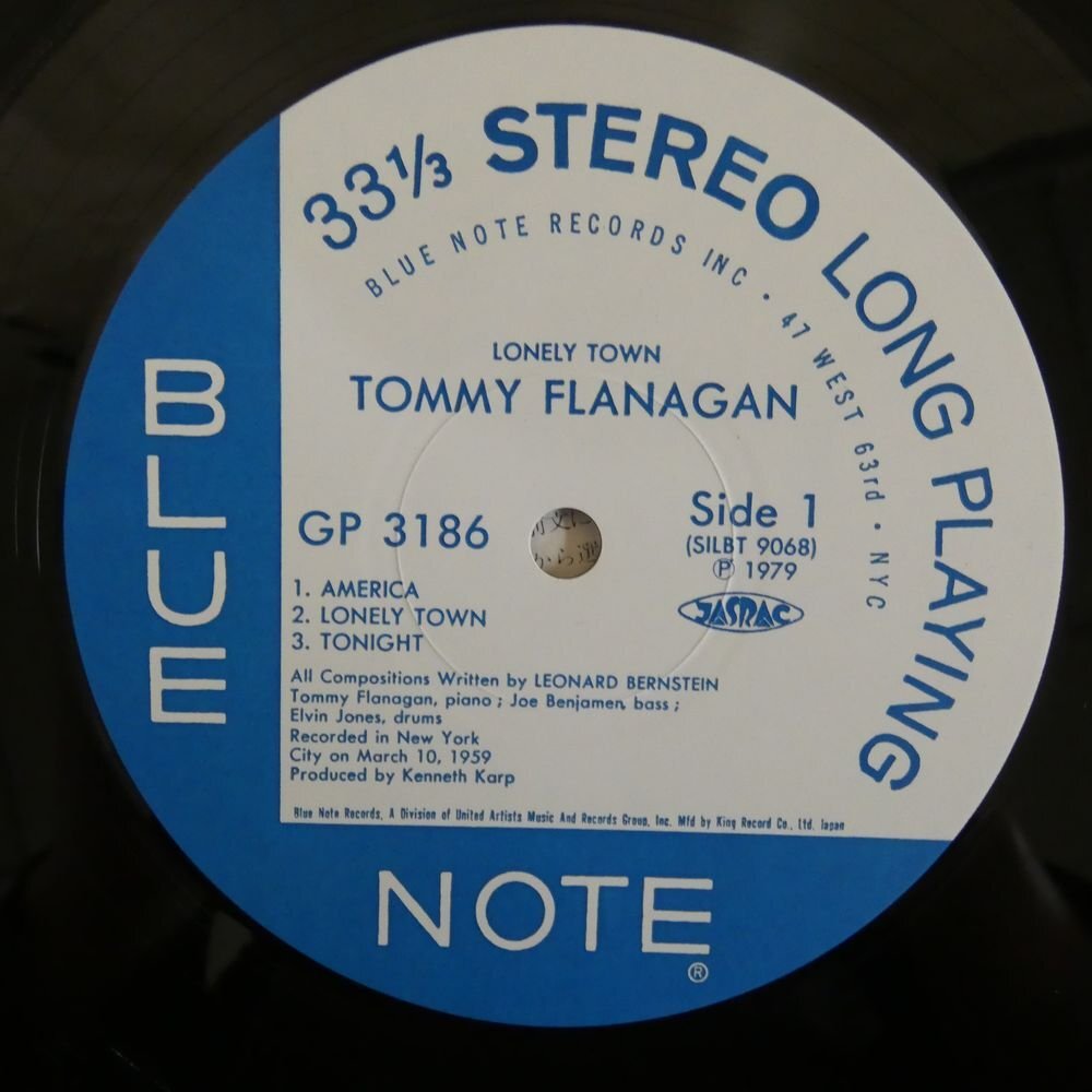 46073014;【国内盤/キングBLUENOTE/美盤】Tommy Flanagan / Lonely Townの画像3