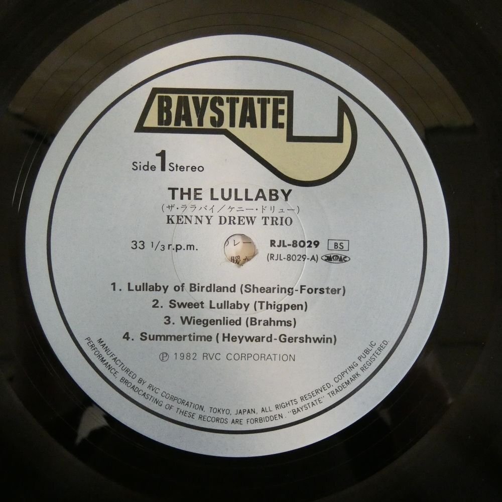46073037;【国内盤/BAYSTATE/美盤】Kenny Drew Trio ケニー・ドリュー / The Lullaby ザ・ララバイ_画像3