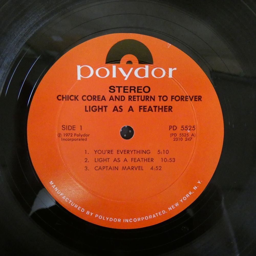 46073325;【US盤】Chick Corea & Return To Forever / Light As A Featherの画像3