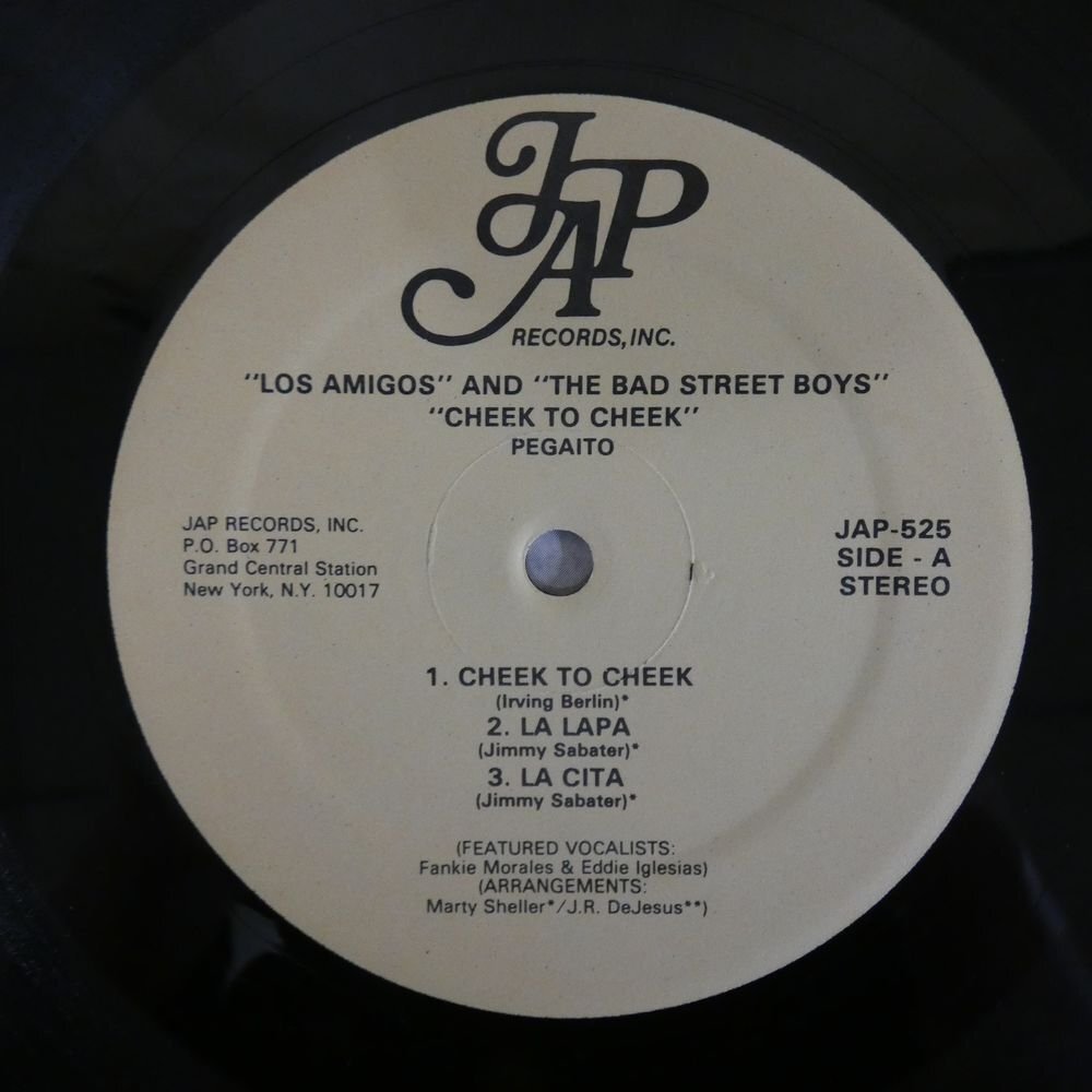 46073416;[US оригинал /Latin]Los Amigos And The Bad Street Boys / Cheek To Cheek / Pegaito