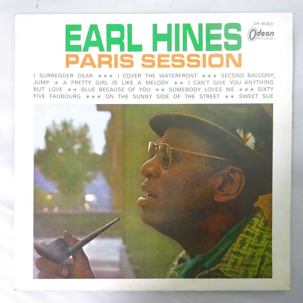 10025169;【国内盤/Odeon/ペラジャケ/赤盤】Earl Hines / Paris Sessionの画像1