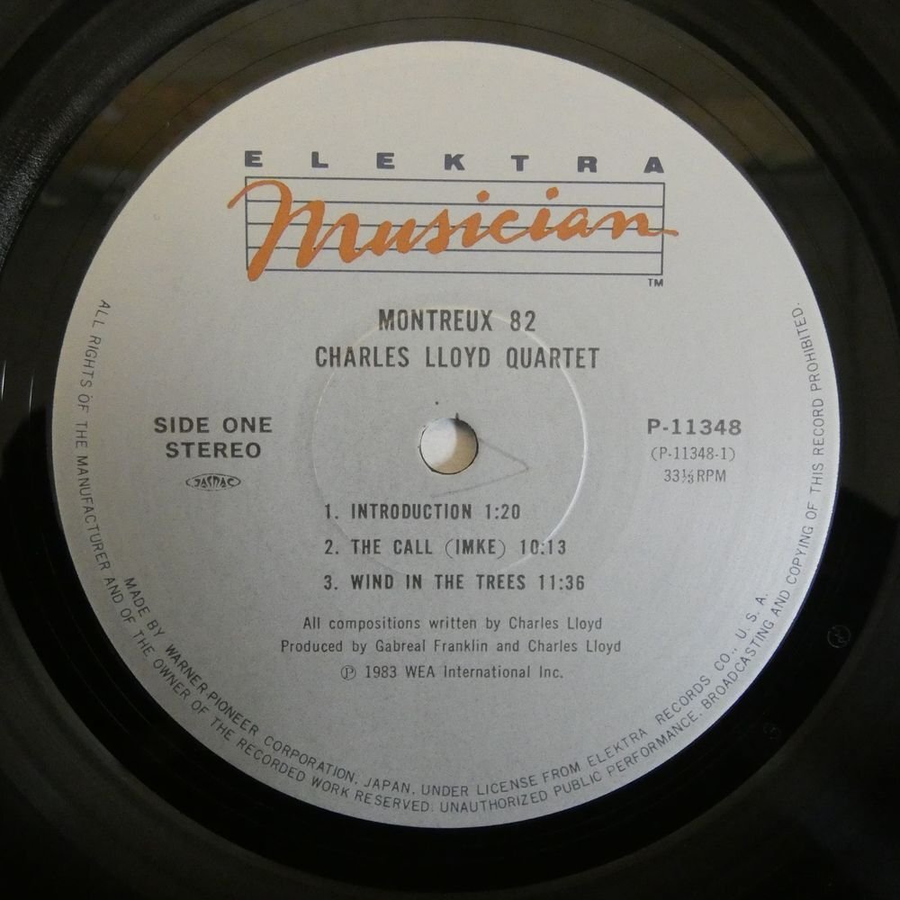 47057863;【帯付】Charles Lloyd Quartet / Montreux '82の画像3